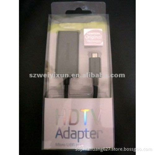Micro USB MHL to HDMI HDTV Adapter Cable for Samsung HTC Smart Phone Tablet PC